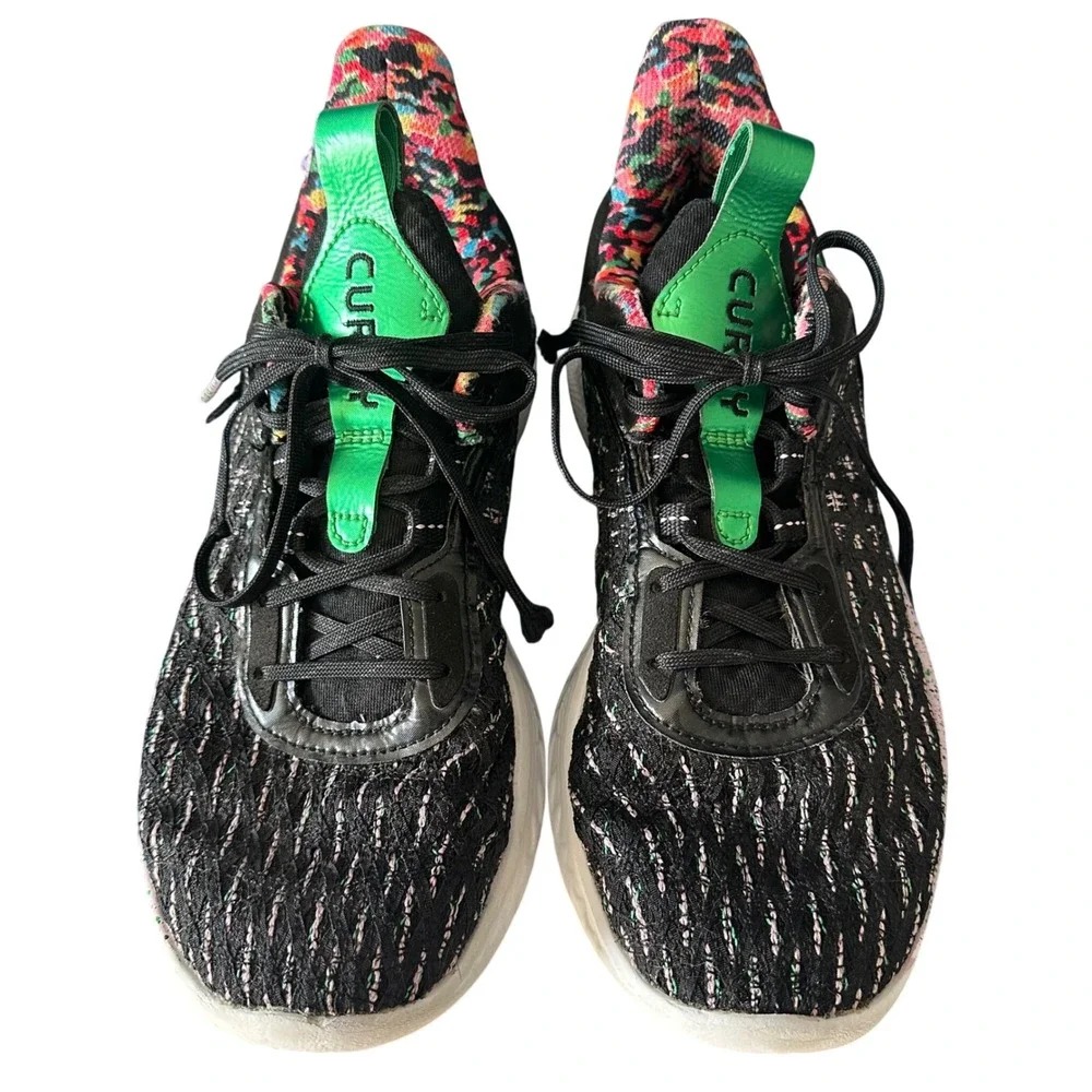 Under Armour Stephen‎ Curry Flow 9 Black Multicolor Basketball Shoes Mens